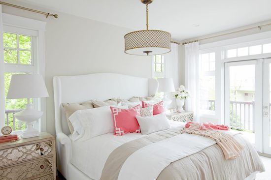 Caitlin Wilson Coral Deco Pillows | Styled by Jillian Harris