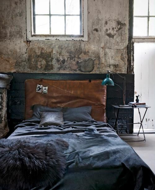 Rustic vintage bedroom