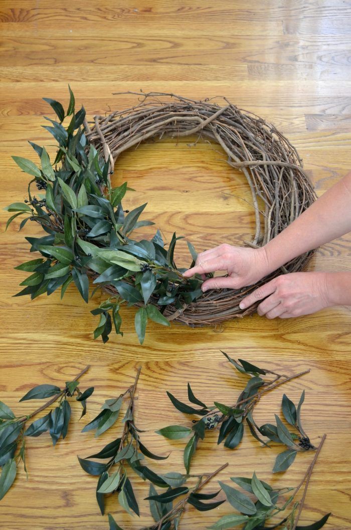 DIY Farmhouse Style Wreath - At Home With The Barkers