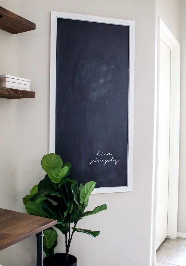 Easy DIY Chalkboard For Less Than $12 | ahouseandadog.com