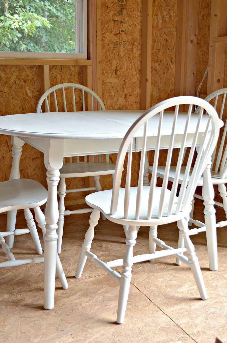 How to paint a dining set