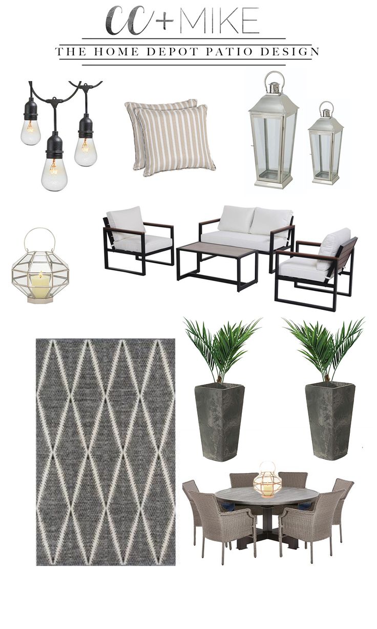 PREPARE YOUR PATIO FOR SPRING WITH THE HOME DEPOT