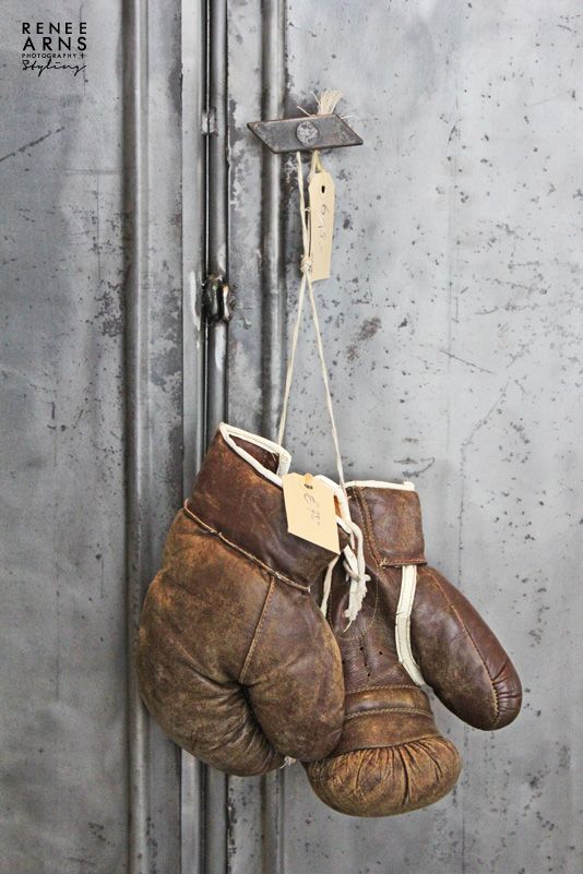 vintage boxing gloves - Renee Arns photography