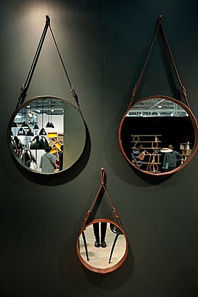 1950s Adnet mirrors.  A classic from Gubi. This mirror is like a piece of jewelr...