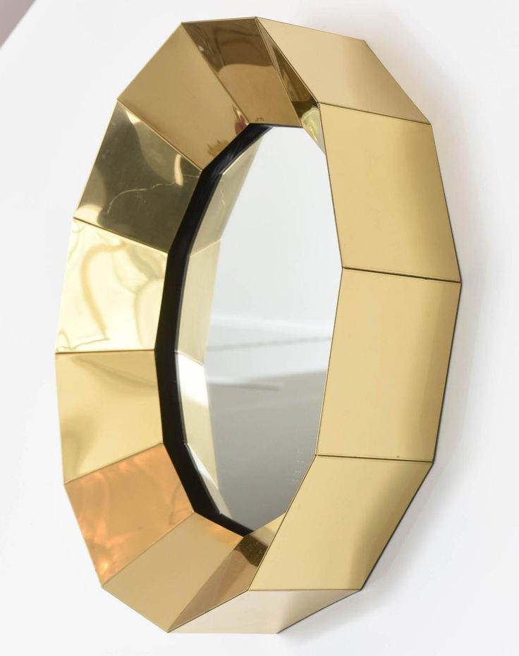 Curtis Jere Brass Mirror