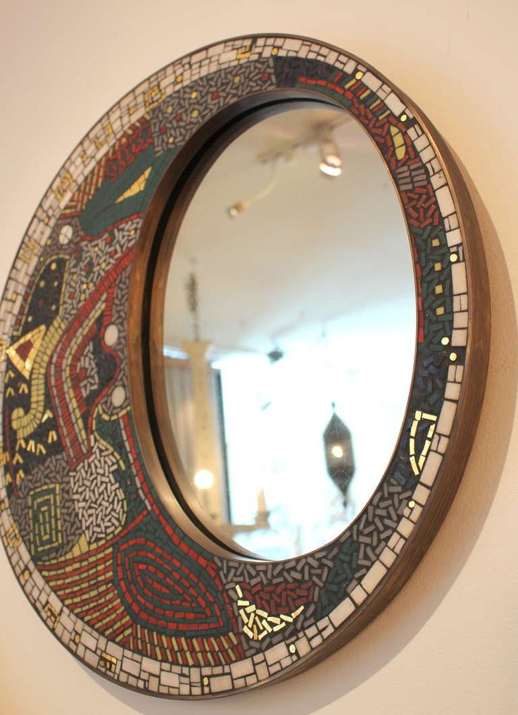 German Mosaic Mirror