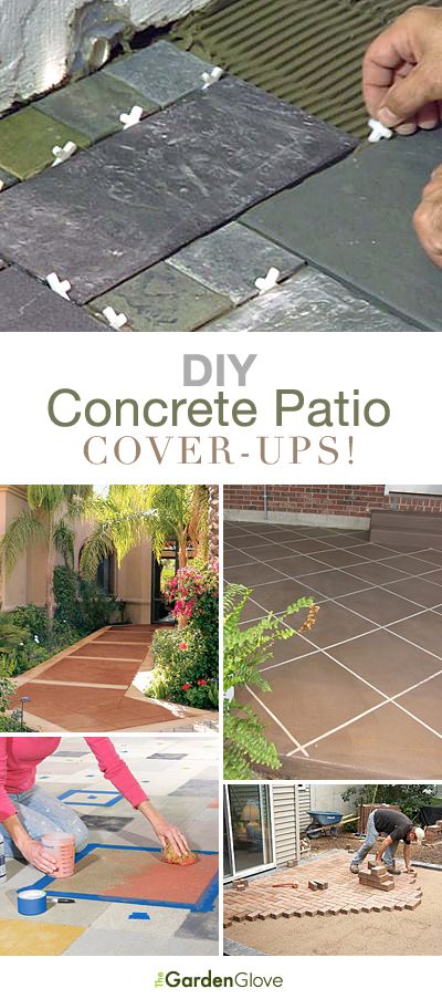 DIY Concrete Patio Cover Up Ideas