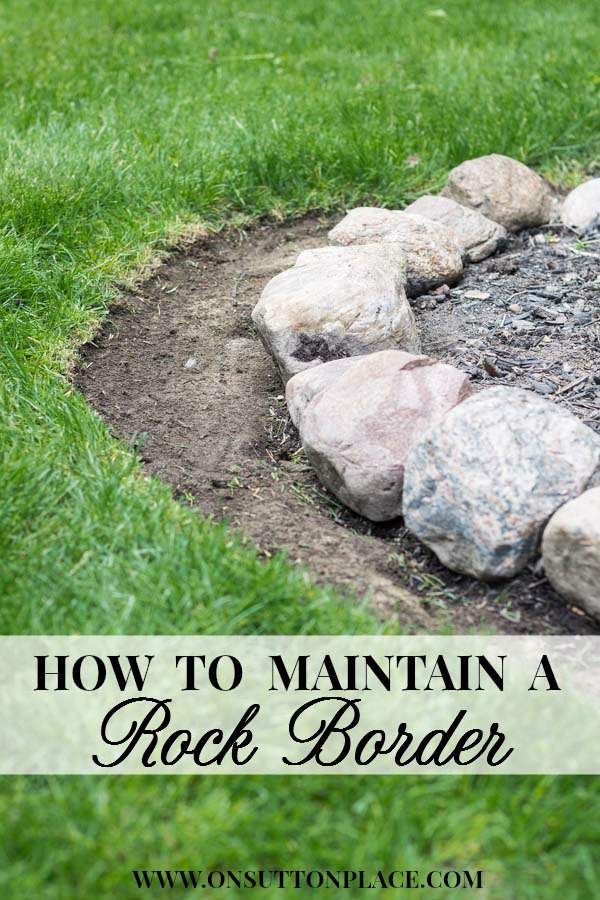 How to Maintain a Garden Rock Border
