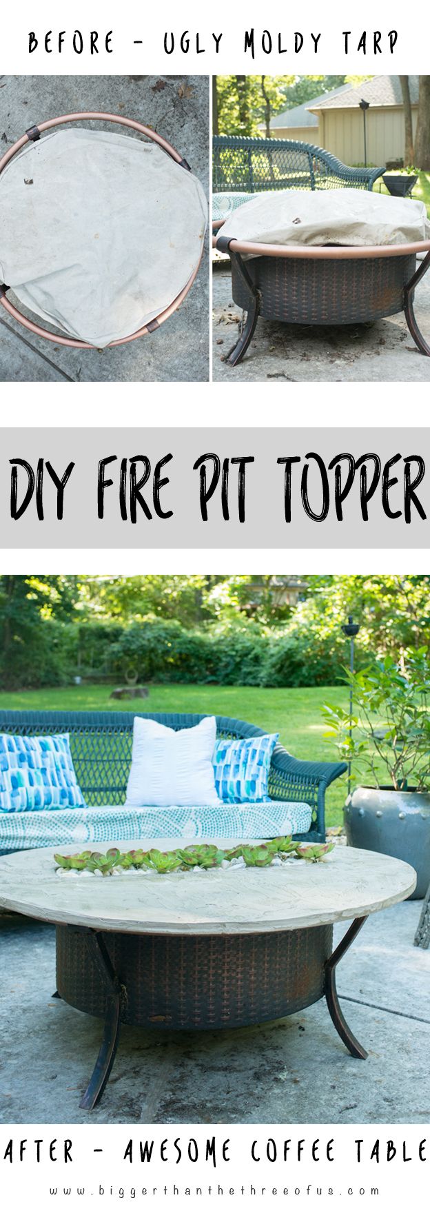 How to Make a Fire Pit Topper