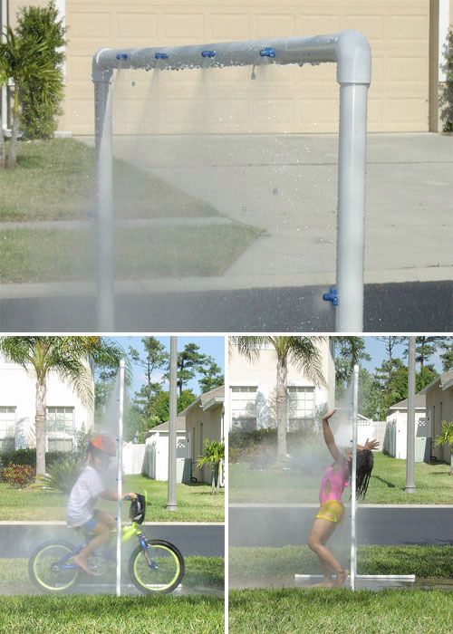 PVC Sprinkler = Summertime Fun