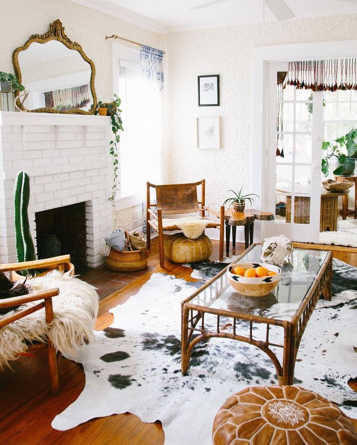 “I might be slightly obsessed with these Nguni cowhide rugs from Zeal Living I...
