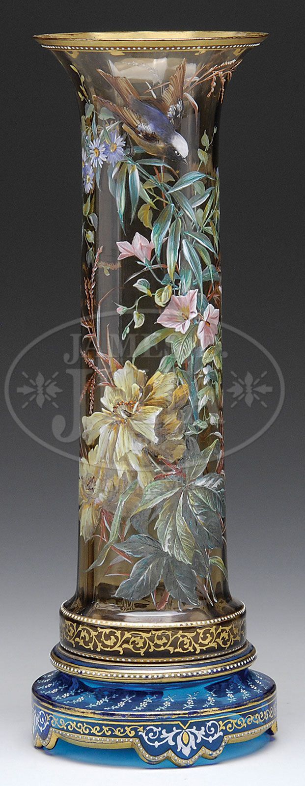 *MOSER ~ Decorated vase