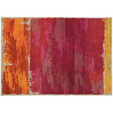 Check out this item at One Kings Lane! Expressions 5501r Rug, Pink/Orange