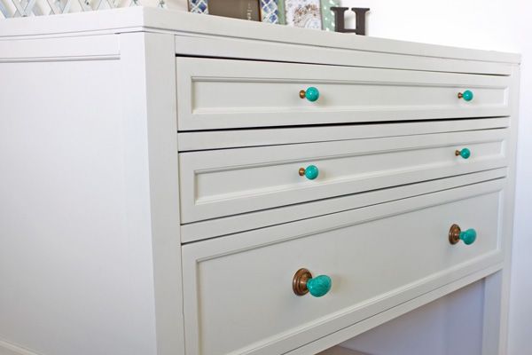 DIY Faux Malachite Knobs Continued - School of Decorating