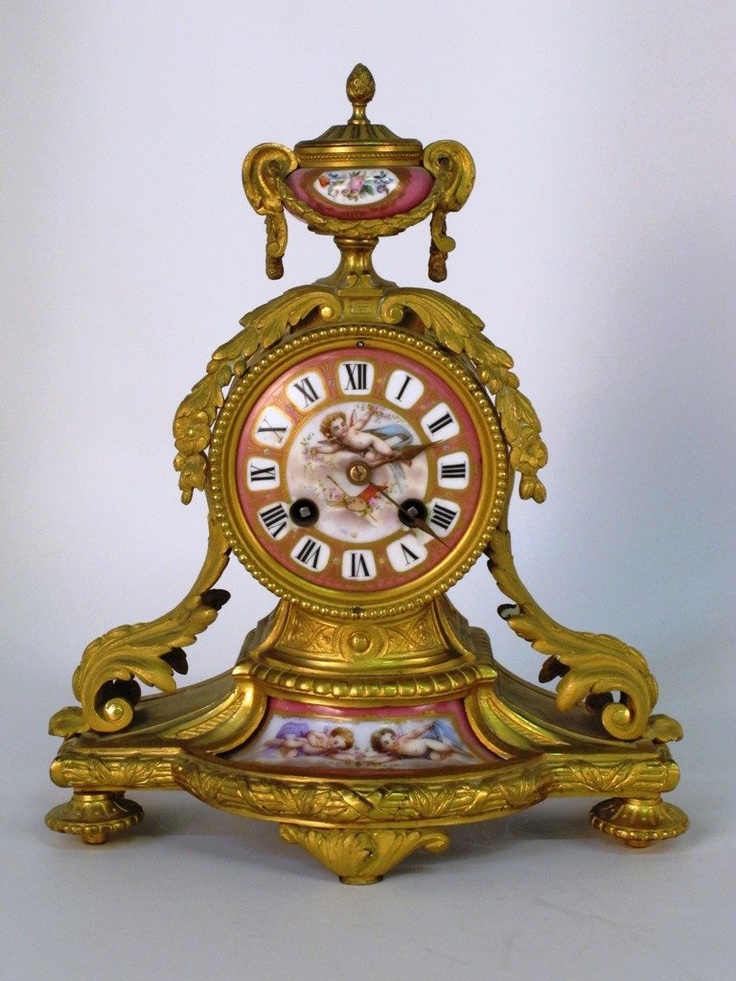 French ormolu mantel clock