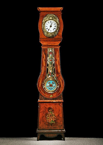 antique French grandfather clock