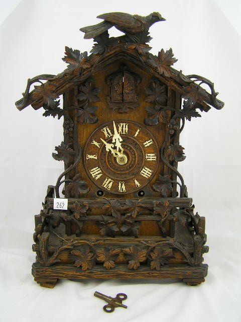 262: Antique 19th C. Black Forest Cuckoo Clock - London on