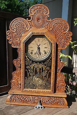 Antique Mantel Clocks for Sale | ... Mantle Clock Rare Perpetual Calendar Clock ...