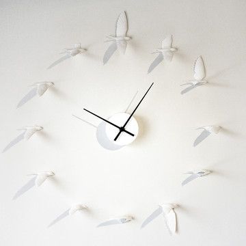 Swallow Clock, $135, now featured on Fab.