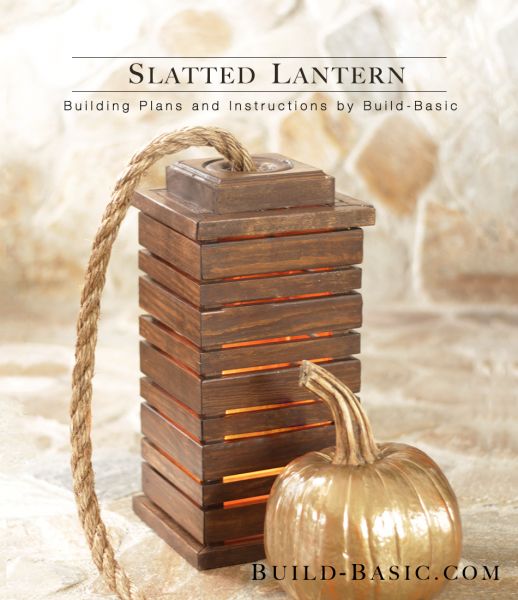 Build a Slatted Lantern - Building Plans