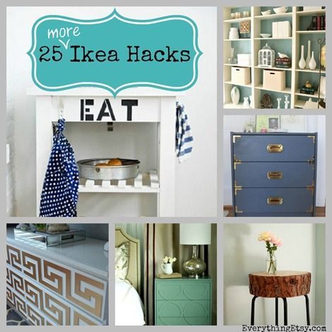 25 {More} Ikea Hacks–DIY Home Decor