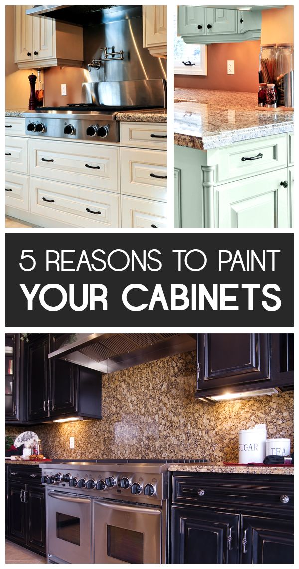 5 Reasons to Paint Your Kitchen Cabinets - Painted Furniture Ideas