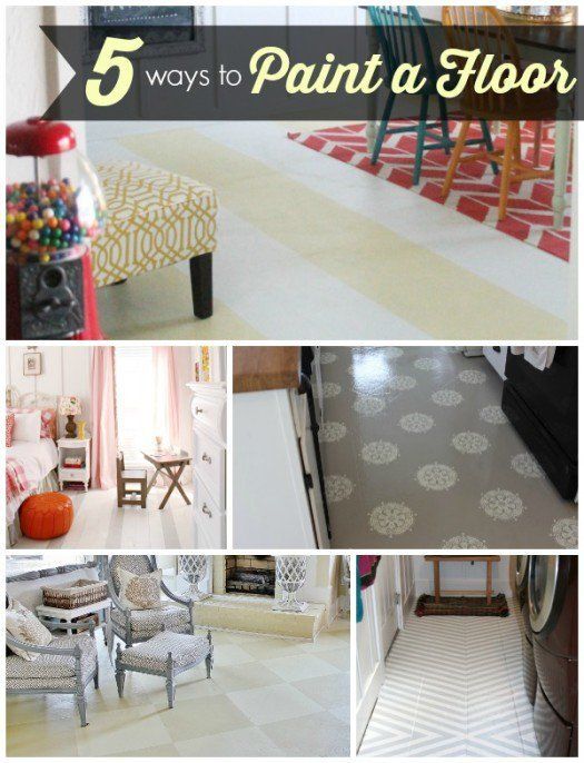 5 Ways to Paint a Floor
