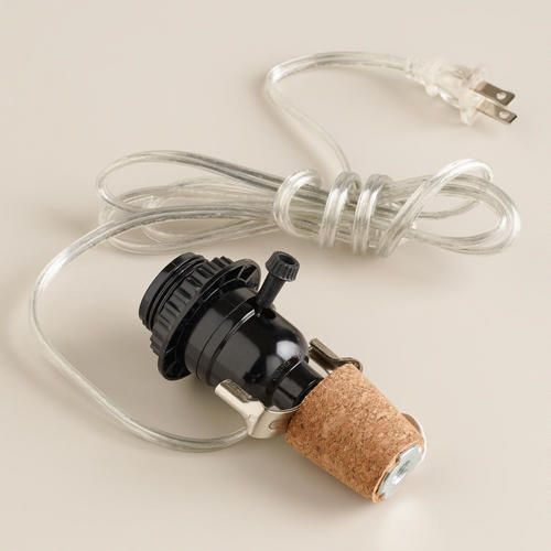 Bottle Lamp Kit from World Market $14.99