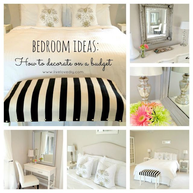 Budget Bedroom Decorating Ideas | LiveLoveDIY