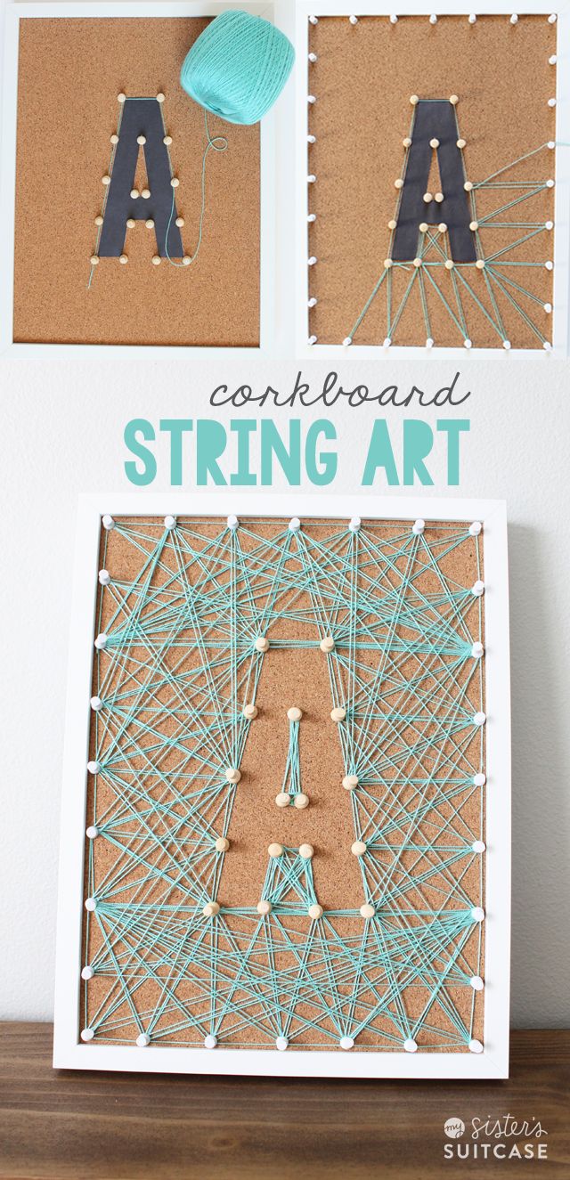 Corkboard String Art