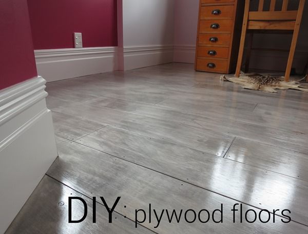 DIY Plywood Plank Floors | Centsational Style