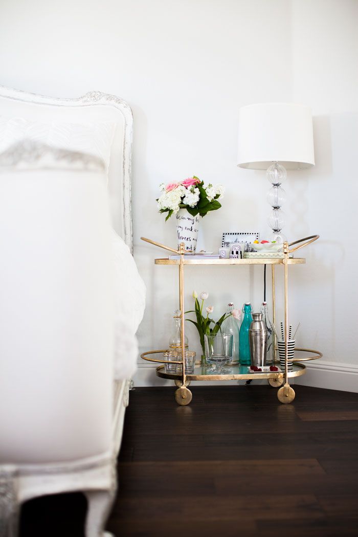 How to Repurpose Your Bar Cart - The Everygirl
