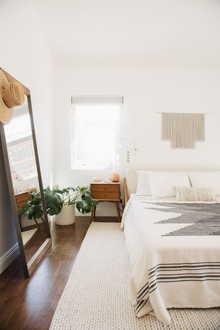 Small Changes Make A Big Impact in This Modern Bedroom - Front + Main