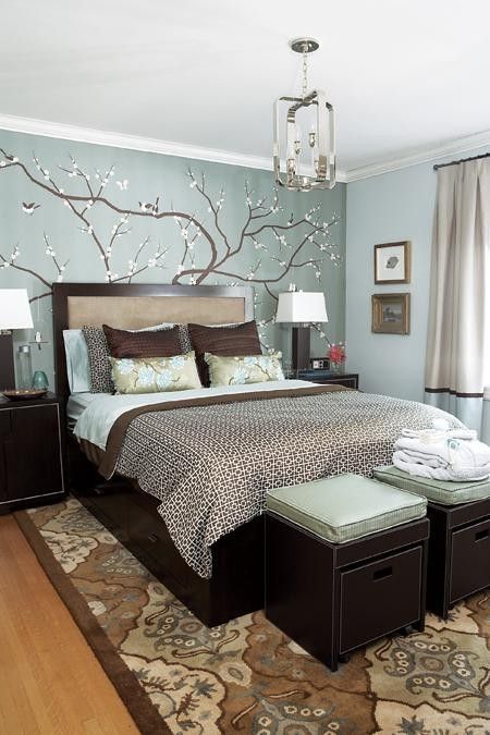 Teal and Brown with White Trim