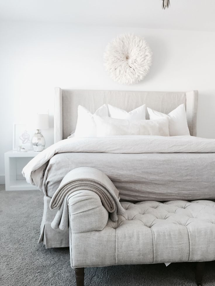 White/ Gray bedroom