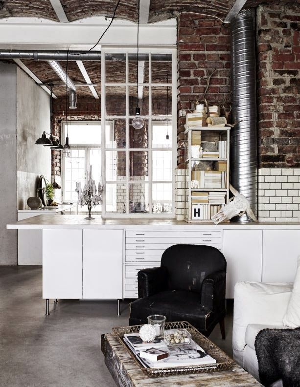 The fab industrial style atelier of a creative