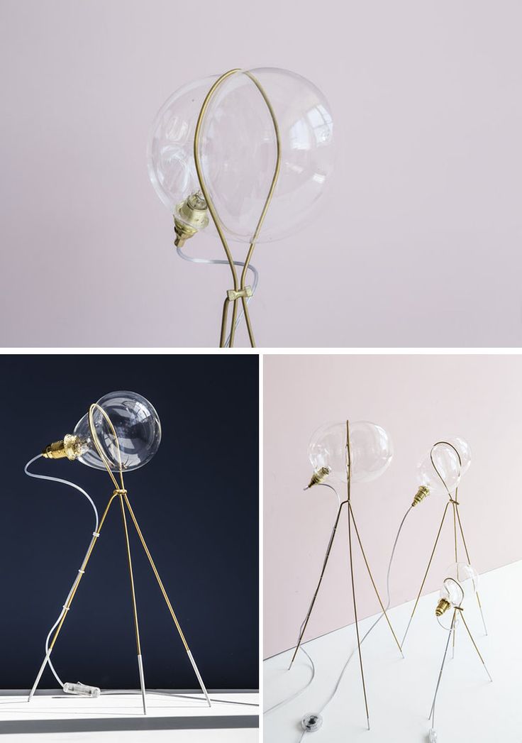 Ohad Benit Designs Lighting With Bubbles Of Glass Surrounded By A Brass Ring