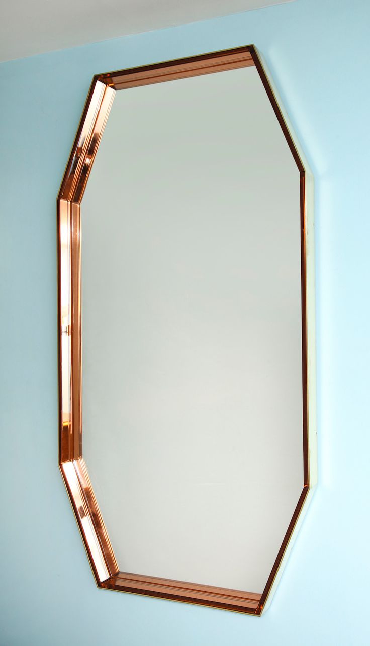 Octagonal Wall Mirror #2355 by Fontana Arte