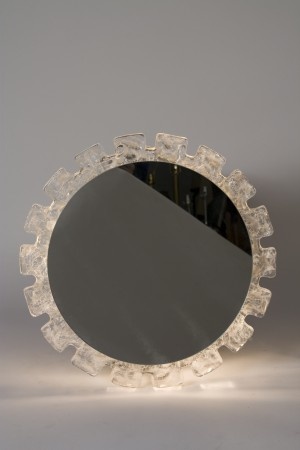 Resin/Perspex Circular Illuminated MIrror « Jon Howell Antiques and Design