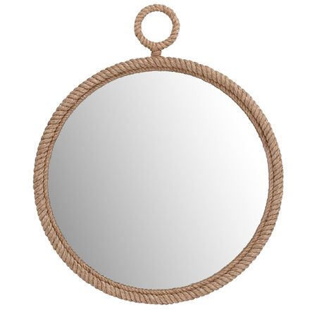 Rope wall mirror