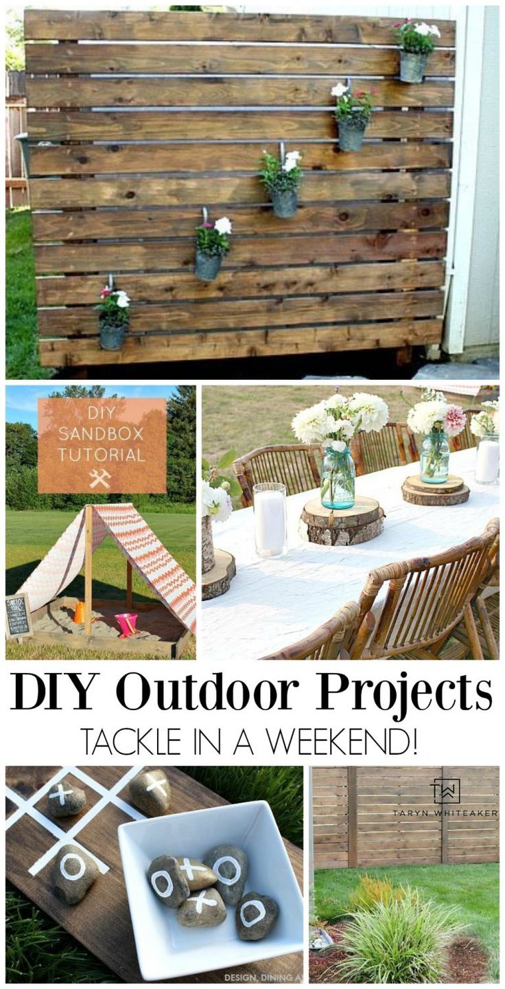 DIY Outdoor Projects - Easy To Tackle In A Weekend