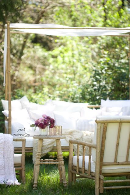 French Country Fridays- 8 ideas for styling a summer patio