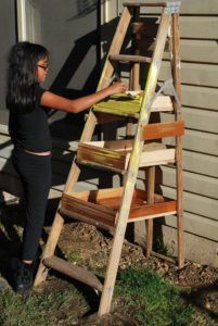 Turn That Old Wooden Ladder Into An Herb Garden