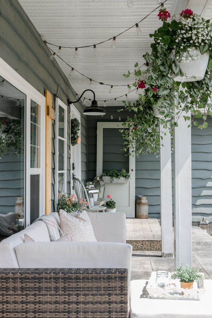 Welcome to our Farmhouse Summer Porch