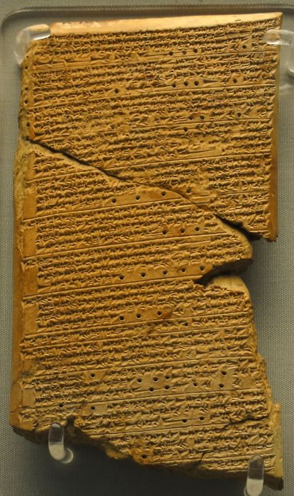 Venus tablet of Ammisaduqa. Enuma Anu Enlil. Tablet 63. c.1650 BCE. Refers to th...