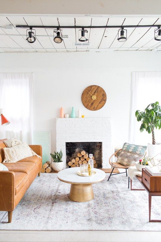 A Living Room makeover we Styled for Loloi Rugs