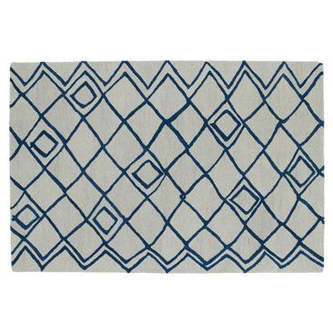Check out this item at One Kings Lane! Famke Rug, Navy