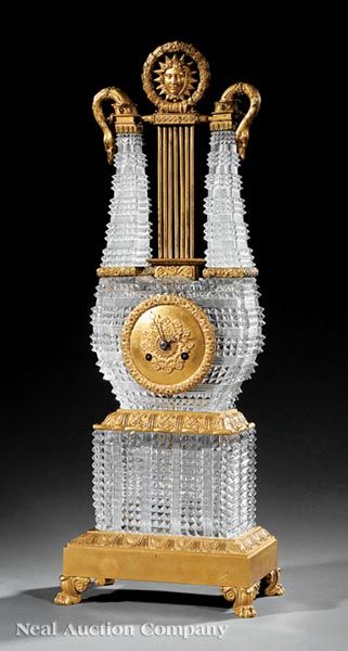 Formerly in the collection of Joseph Bonaparte, Charles X Gilt Bronze and Cut Cr...