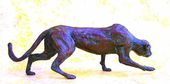 'Cheetah Stalking (Bronze Little Prowling statue)' by Rosie Sturgis