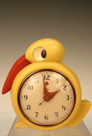 Bakelite Quacker clock by Belle Kogan